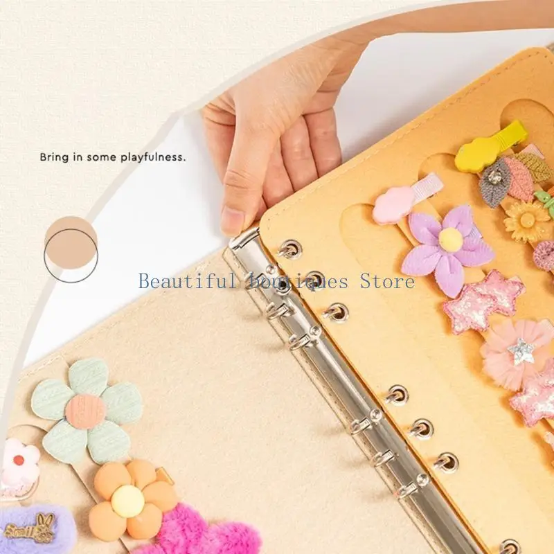 

U4LF большой вместительный держатель для повязки на голову, органайзеры для бантов для волос, украшение для волос, альбом для с