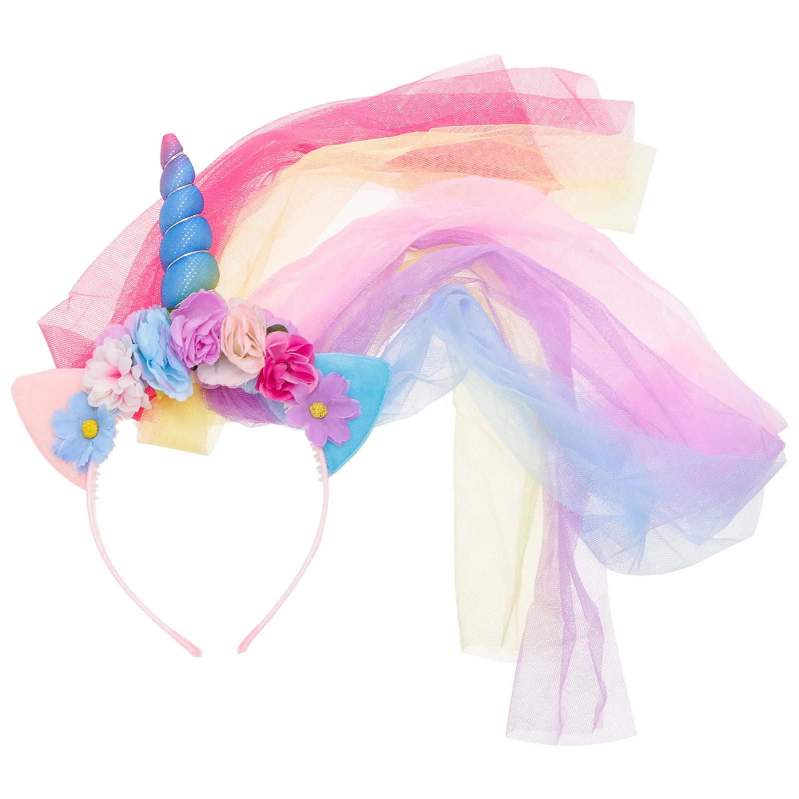 

Unicorn Hair Hoop Non-Slip Cute Headband For Girls Kids Party Headdress Fairy Accessories Birthday Halloween Costume Drag Show