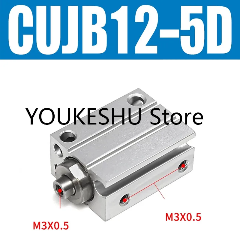 Brand new original small pneumatic CUJB12 mini cylinder CUJB12-5D Non Magnetic Type