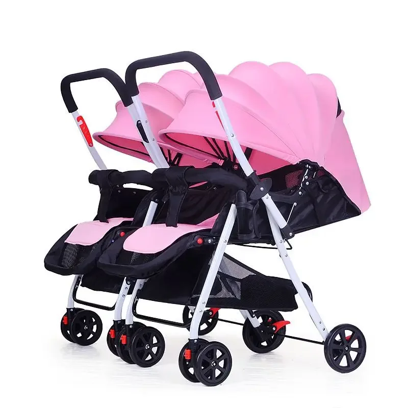 

Twins Baby Stroller Folding Twins Stroller 3C Detachable Prams for Newborns Stroller Car Seat weeling Neonato