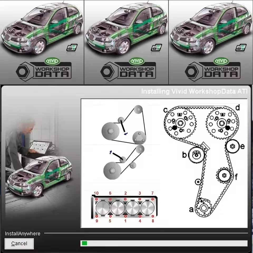 Il più recente officina vivida automobilistica 2010 o DATI 2018.01 (Atris-Technik) Software di riparazione Europa Atris Parts vivido 2018 software