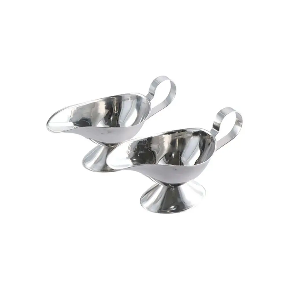 

For Home Restaurant Black Pepper Salt Gravy Sauce Boat Sauce Plate Ketchup Container Seasoning Cup