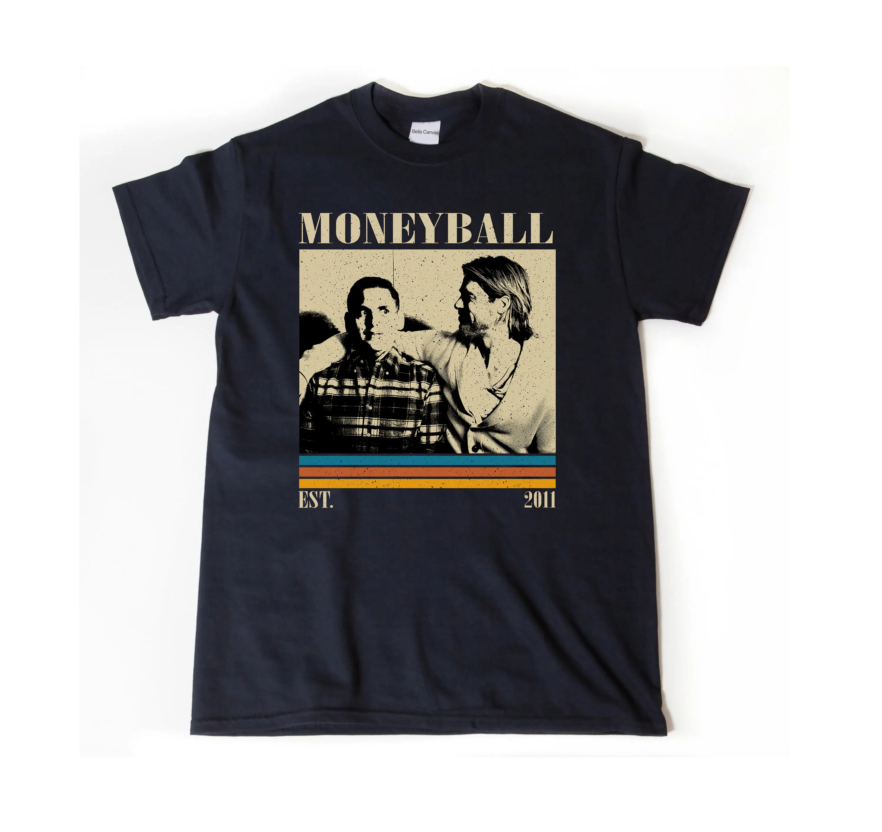 Moneyball T Shirt Movie Vintage Midcentury MinimalisT Retro For Him