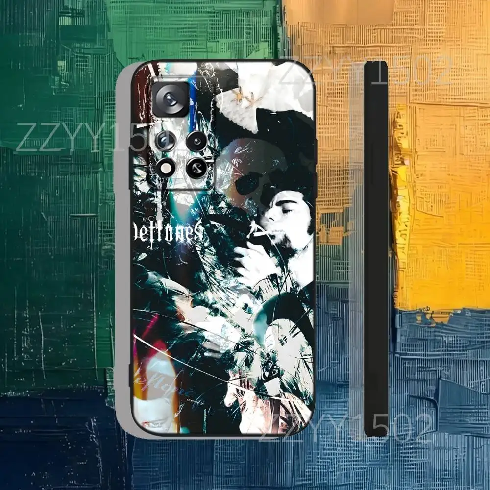 D-Deftones Private Music Phone Case For Samsung S25,S24,Ultra,S20,S30,Plus,S22,S23,Ultra,Plus,5G Black Silicone Soft