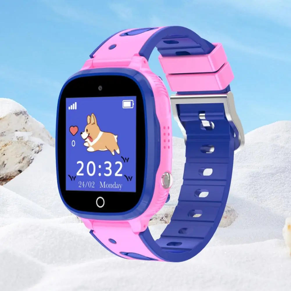 Smartwatch impermeável com câmera para crianças, monitor de sono, rede 2G, comunicação bidirecional, multifuncional para crianças