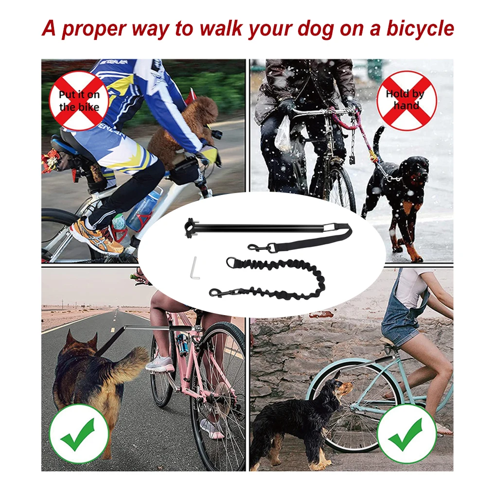 الكلب دراجة الجر حزام الحبال يده مقاومة للاهتراء النايلون المقود الدراجة الحيوانات الأليفة المشي الركض حارس المشي الحيوانات الأليفة طوق #1