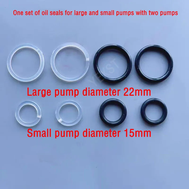 3-4 T Hydraulic Double Pump Horizontal Jack Oil Pump Body Oil Seal Small Piston Plunger