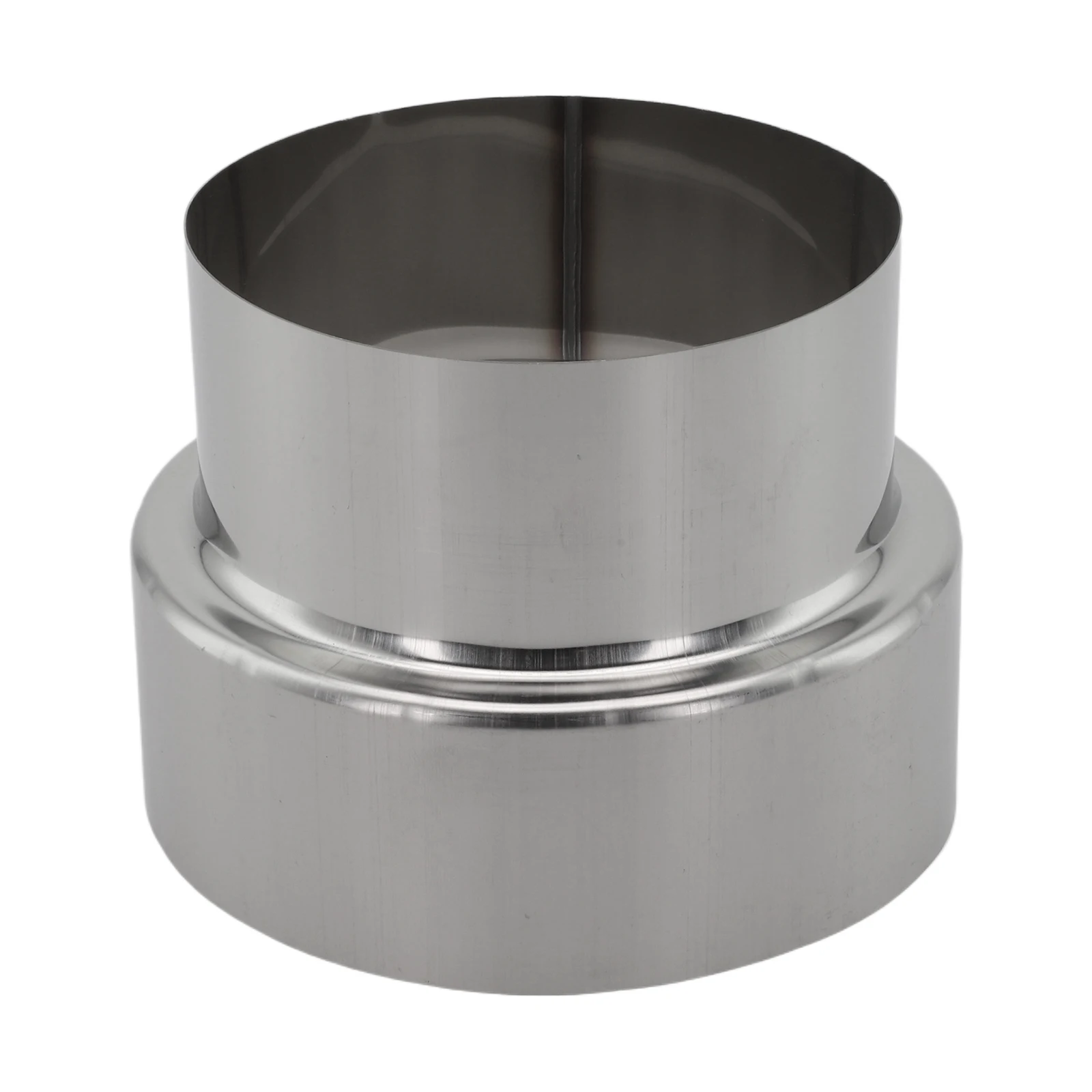Sleek Stainless Steel Chimney Pipe Reducer Secure Connections Between Pipes of Different Sizes from 120mm to 100mm