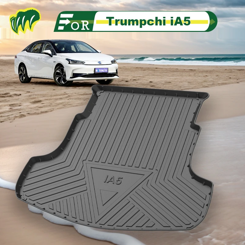 

For Trumpchi iA5 2020 2021 2019-2022 Custom Fit Car Trunk Mat All Season Cargo Mat 3D Shaped Laser Measured Trunk Liners