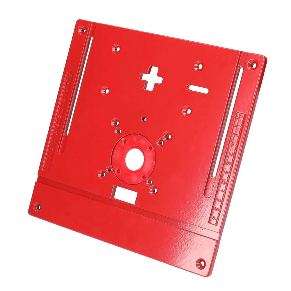

Router Table Insert Plate Offering Simplified Operation with a Convenient Central Hole Design for Precise Drilling Applications