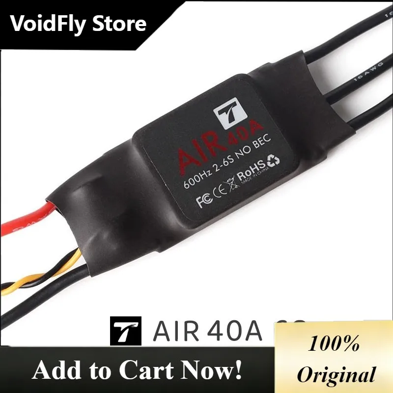 VoidFly TMOTOR AIR 40A 600Hz 2-6S Speed Controller ESC For RC Muiti-rotor / Quadcopter