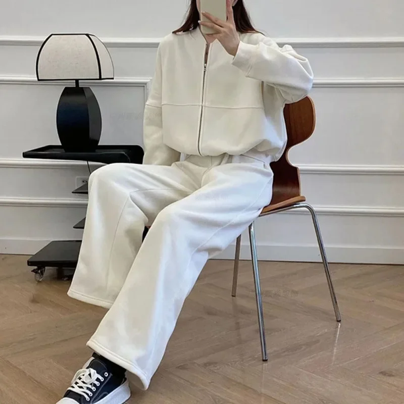 

Женский бархатный кардиган на молнии, сплошной цвет, европейско-американский тренд, модные повседневные осенние новые трансграничные брюки