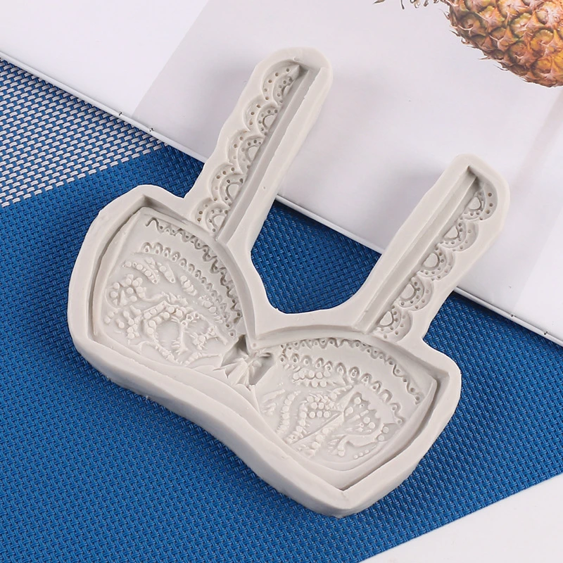 Aomily Multiple Styles Swimwear Skirt Shaped DIY Silicone Chocolate Cookies Cake Mold Silicone Soap Candy Fondant Chocolate Tool