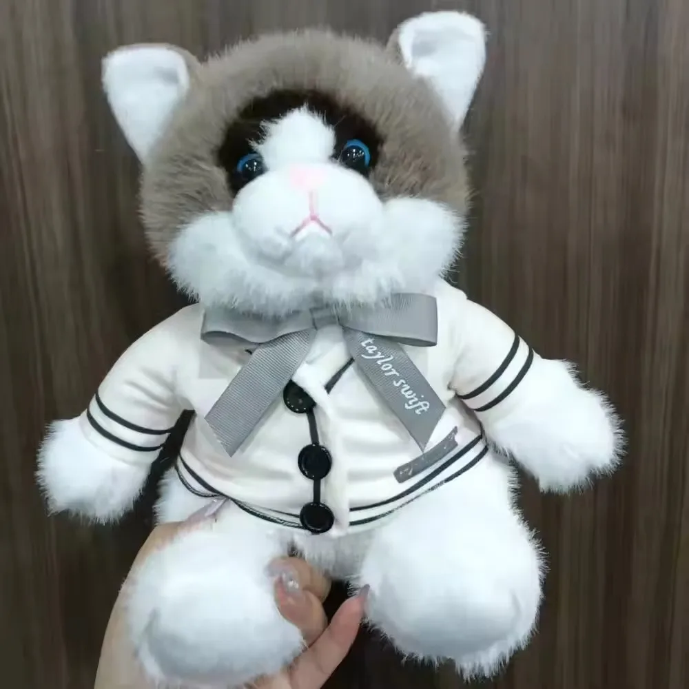 

Folklore Cat Plush Toy Cute Cardigans Cat Plush Doll Soft Stuffed Animal Plushie Room Decor Fans Christmas Valentine's Day Gifts