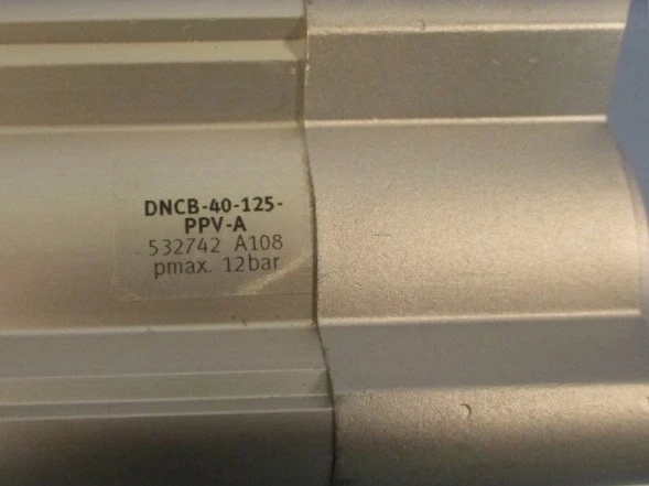 Brand New DNCB-40-125-PPV-A Standard Cylinder 125Mm Stroke 40Mm Piston Diameter Fast Transport