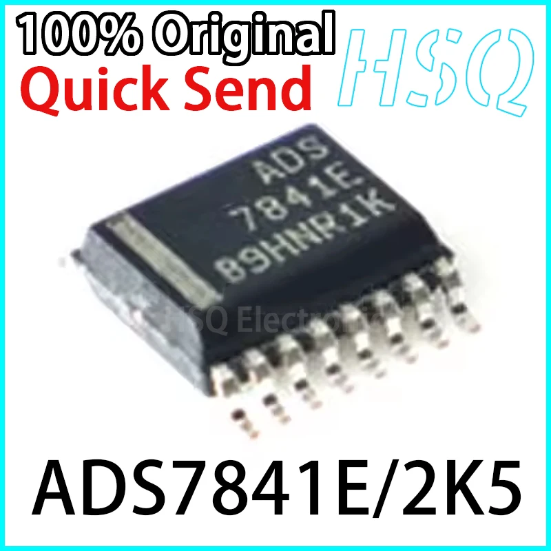 

1PCS ADS7841E/2K5 ADS7841E Brand New Original Instrument Analog-to-digital Conversion IC Chip TSSOP16