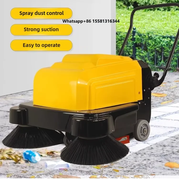 Wireless Electric Industrial Vacuum Cleaner Hand Push Sweeping Machine Floor Cleaning Pump Motor 1 Year for Farm Workshop