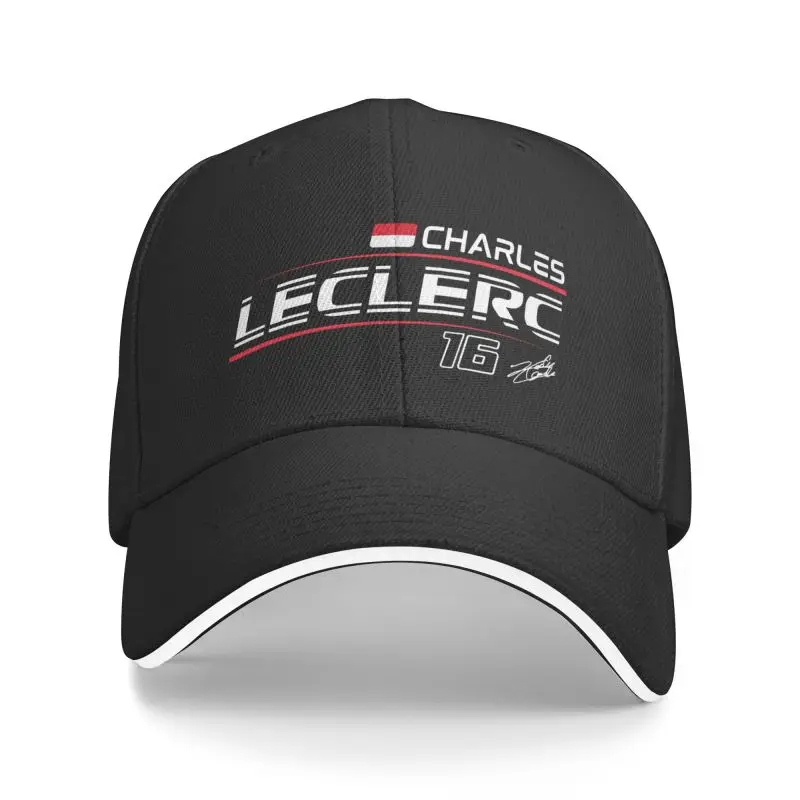 

Custom Charles Leclerc 16 Sport Car Race Baseball Cap Outdoor Men Women's Adjustable Dad Hat Spring