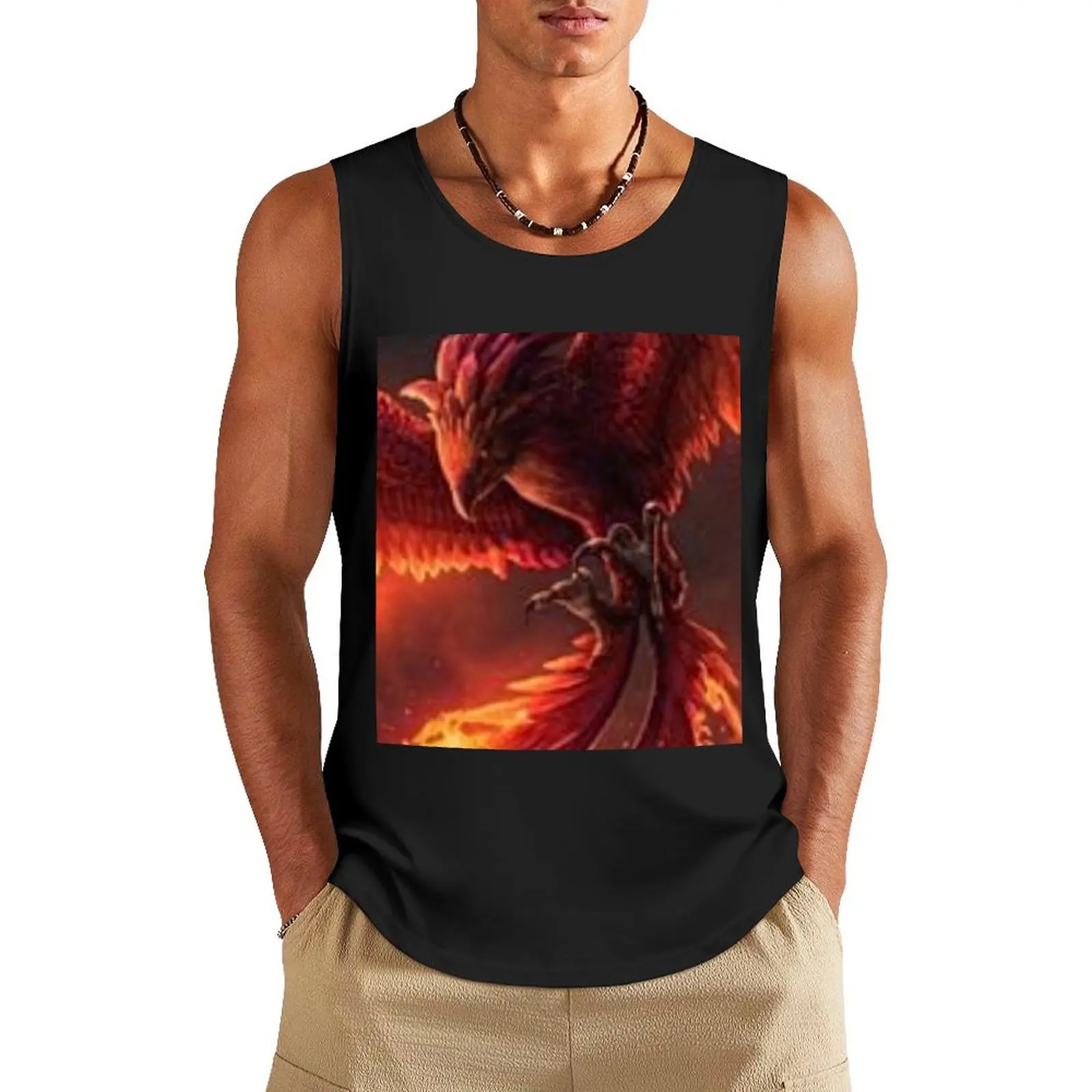 RISE OF THE PHOENIX BIRD Tank Top summer clothes gym accessories men