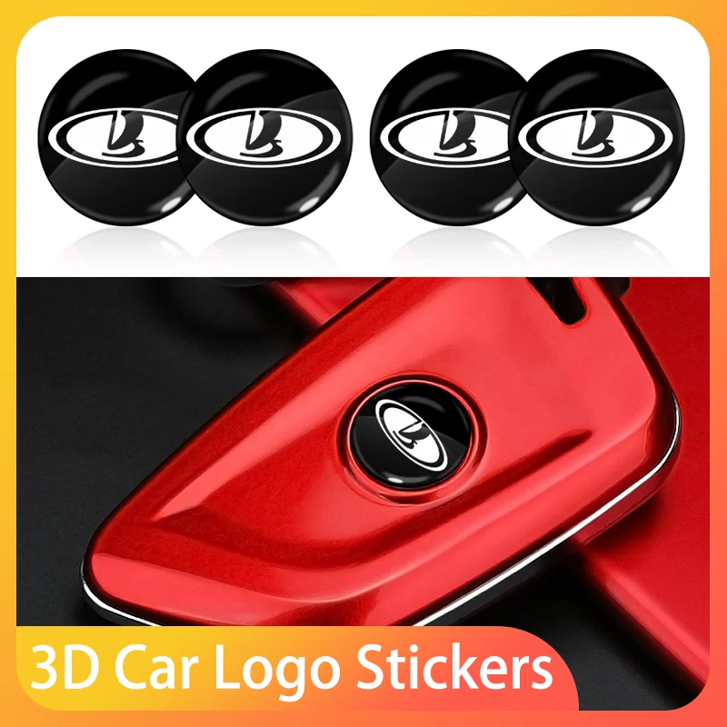 

15mm Car keychain sticker door keychain sticker central control sticker For Lada VESTA Niva Kalina Priora Granta Largus Samara