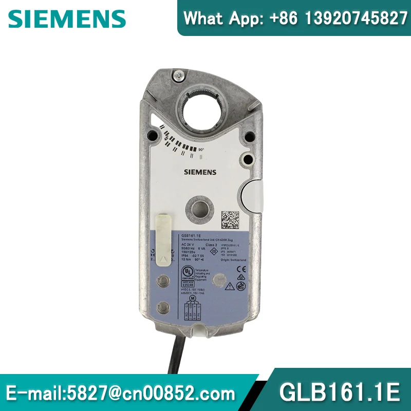 SIEMENS Damper Actuator GEB161.1E  ventilation and air conditioning plants to regulate and shut off dampers