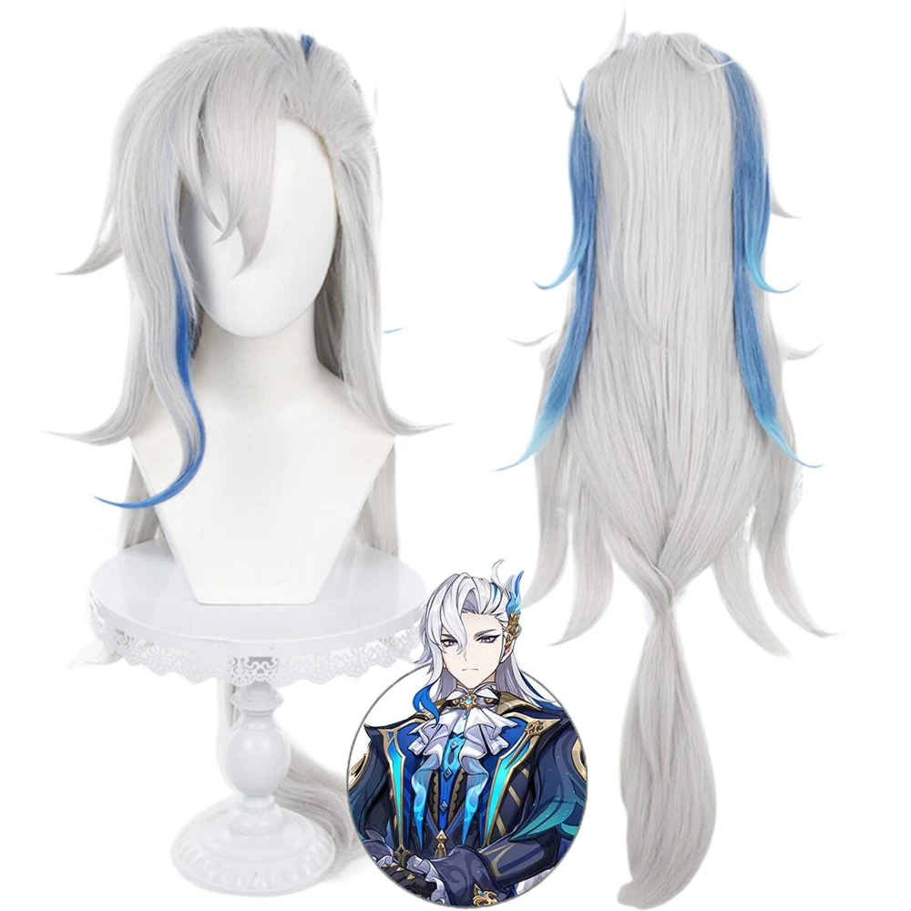 fontaine-neuvillette-cosplay-wig-110cm-silver-white-blue-heat-resistant-synthetic-wigs-comic-con-role-play-peluca