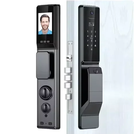 

Biometric Real Time Video Intercom Waterproof Security Face Recognition Smart Door Lock