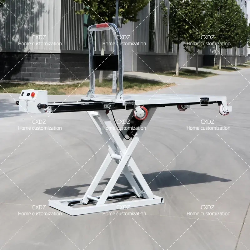 Electric Ximu Lake Car Portable On-Board Lift Flatbed Scissor Lift Table Shrink Steel Plate Car