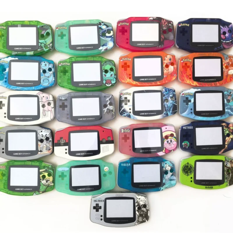 Nueva Carcasa para Juego de Nintendo Pokémon Gameboy Serie GBA, Reacondicionada, con Múltiples Colores a Elegir, en Stock
