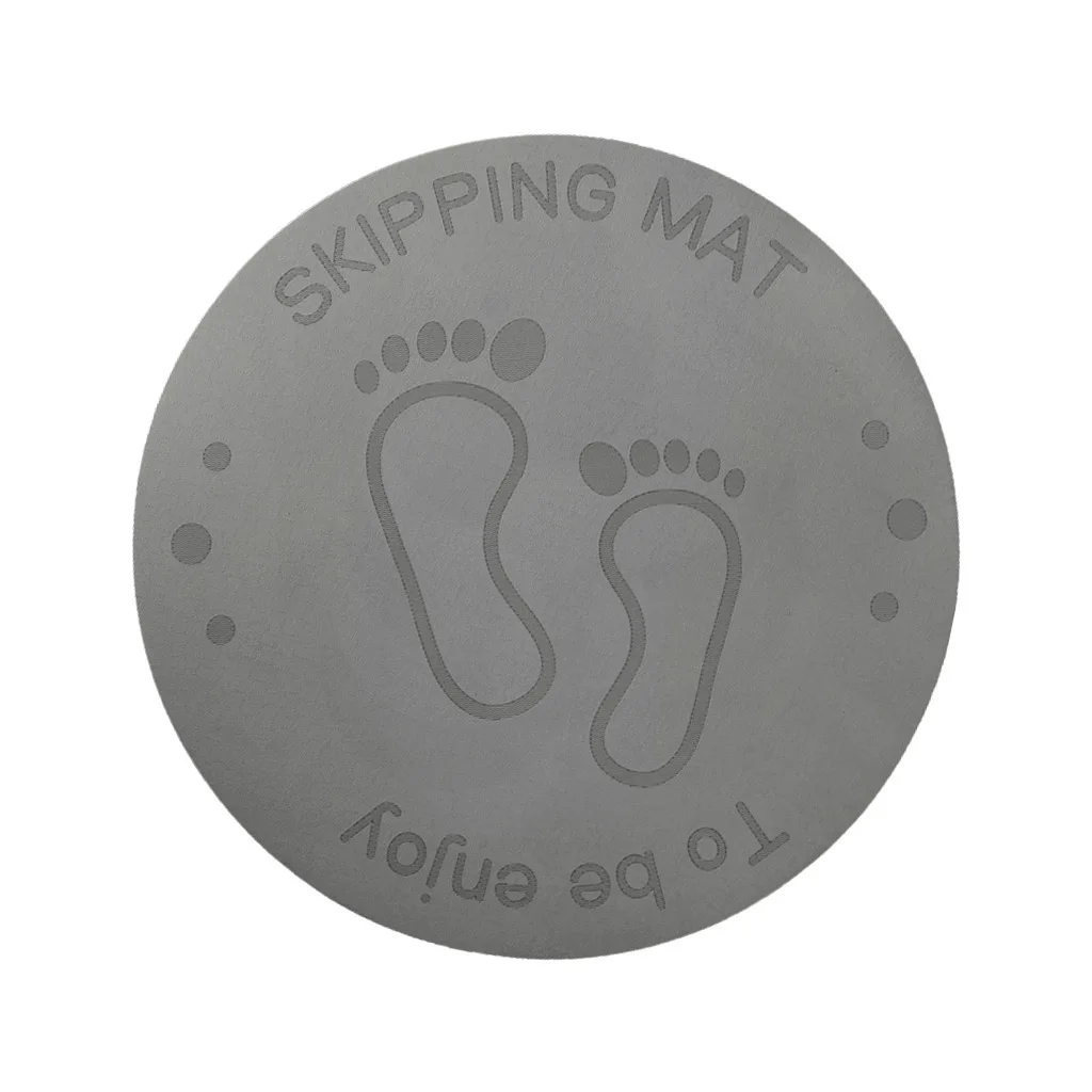 

Circular skipping rope mat, professional soundproof mat, indoor folding floor mat, dirt resistant, anti slip, shock-absorbing,