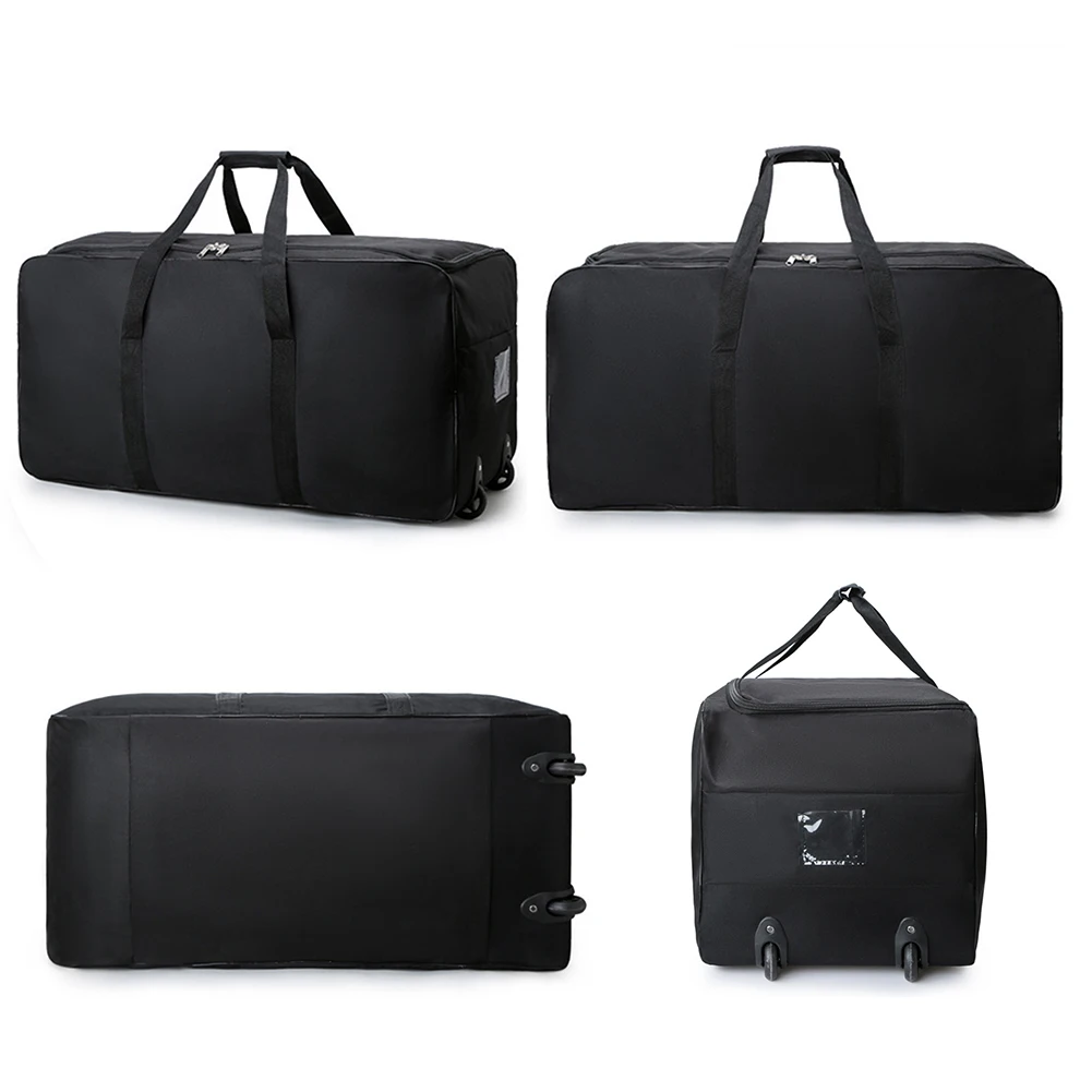 Travel Luggage Bag Foldable Wheel Bag Large Capacity Portable Travel Suitcase Waterproof Travel Duffel Bag for Men Women