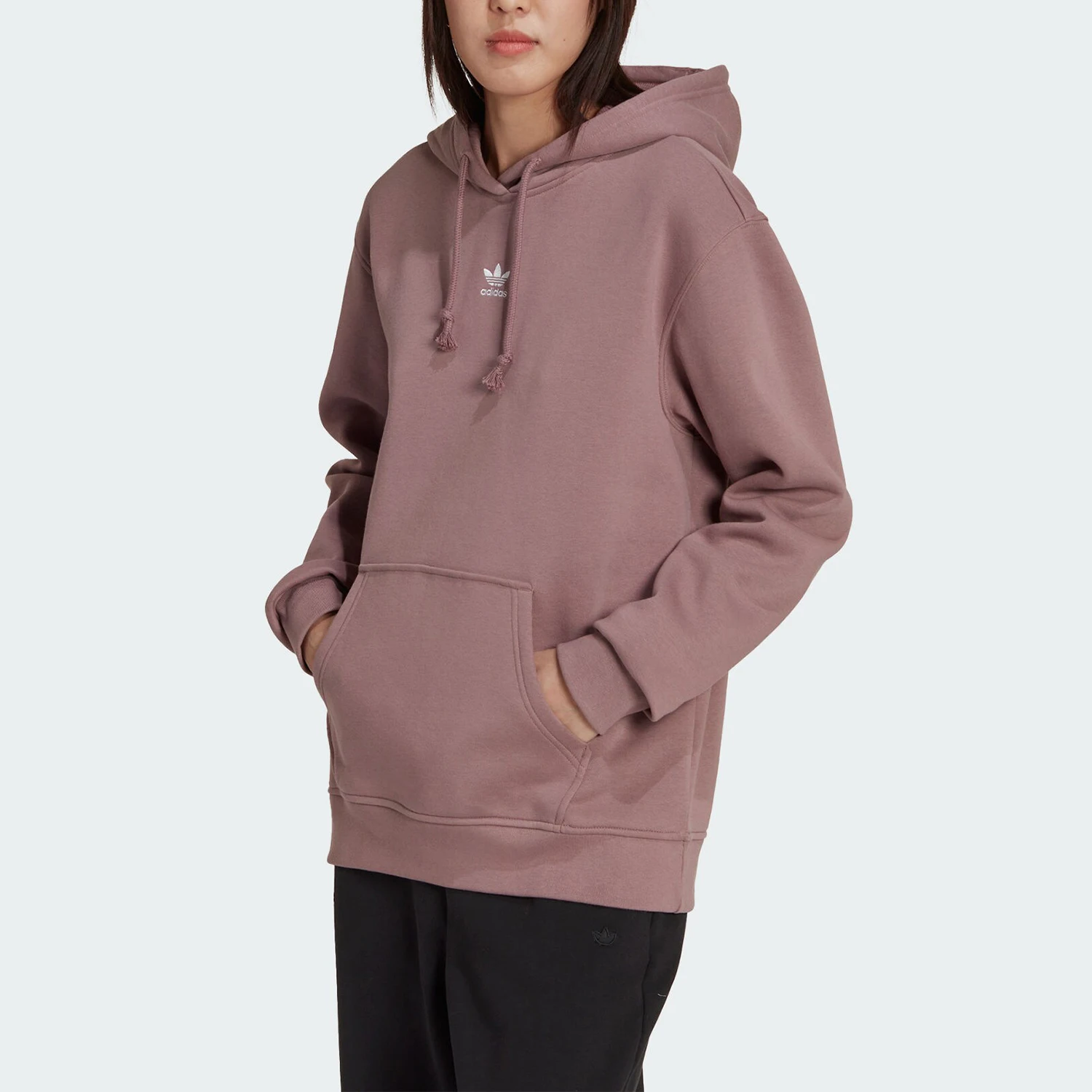 

adidas genuine Originals Women's Classic Fleece Hooded Sweatshirt HJ7858