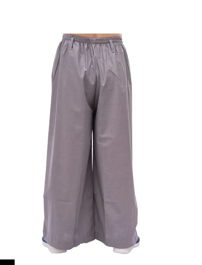 الرجال النساء الراهب السراويل سراويل قطنية البوذية فضفاضة تناسب الراحة البوذية النمط الصيني التقليدي