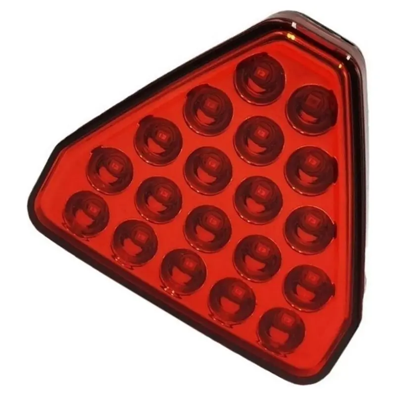 F1 Car Pilot Stop Safety Light Triangle Style Sporty Rear Third Brake Light Auto Tail Brake Signal Lamp Warning Light