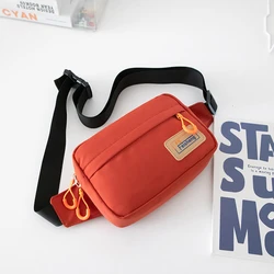 Canvas Zipper Waist Packs Ladies Bags on Sale 2024 High Quality High-capacity Solid Waist Packs Leisure Versatile Pochete