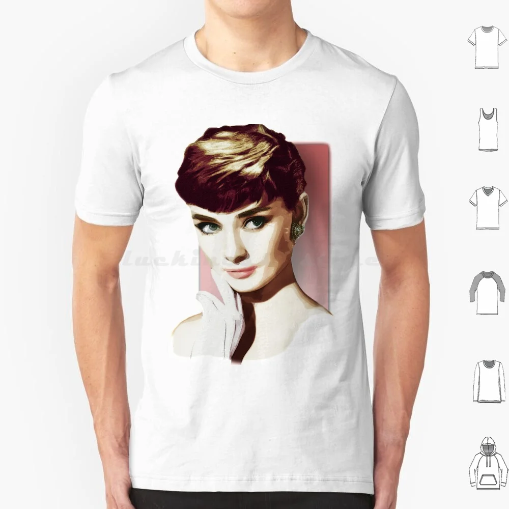 Funny Face T Shirt Cotton Men Women Diy Print Thebluebox115 Audry Hepburn Breakfast At Funny Face Hollywood Movie Star Classic