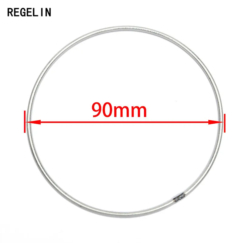 REGELIN Dream Catcher Reve Cirkel Ringen Bevindingen Opknoping Ronde cercle metalen giet attrape reve Netto Sieraden DIY 10 pcs 35 -200mm