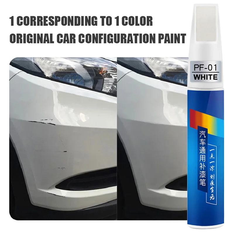 SEAMETAL-Bolígrafo de pintura Universal para reparación de arañazos de coche, pluma de retoque automático, removedor de arañazos de coche, bolígrafos de bricolaje, accesorios de coche, 5 colores