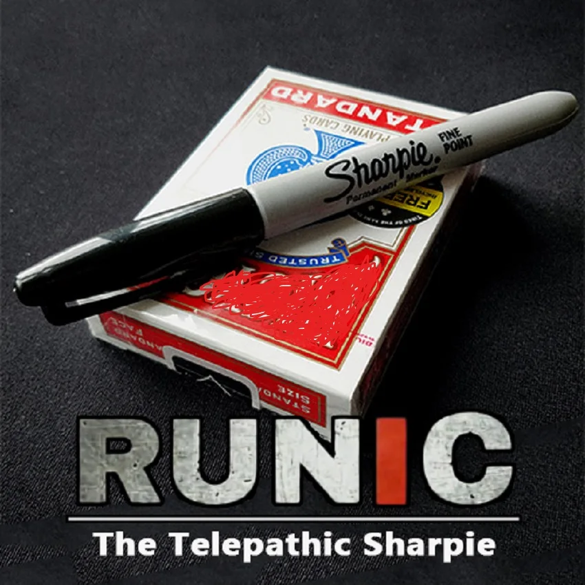 

RUNIC by Jimmy Strange (Gimmick and Online Instruction) Card Magic Tricks Close up Magic Illusions Ghost Card Box Magician Fun