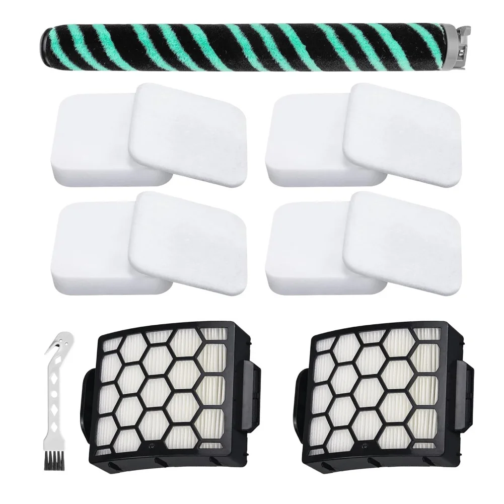 Complete Filter Brush Roller and Filter Set for Shark LA802 Detect Pro Vacuum Cleaner Compatible Accessories for Upright Vacuum