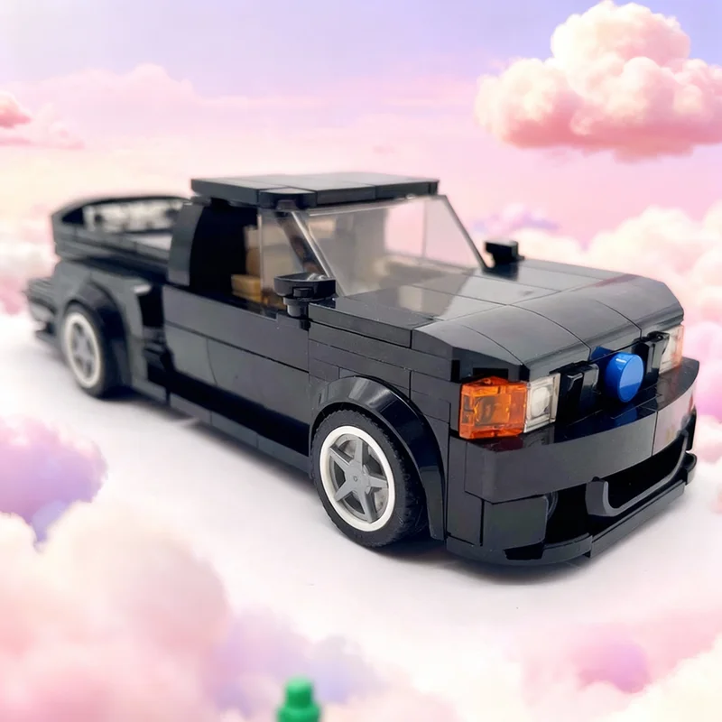 

332 детали MOC: Модель F Lightning Black City Champions, строительные блоки, рождественские подарки, конструктор для детей