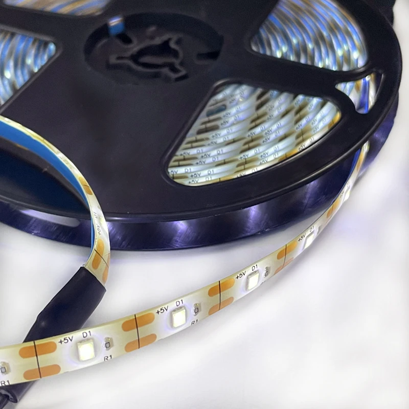 Free shipping 5M outdoor solar LED light strip IP65 waterproof white and warm white color light strips garden courtyard decorati