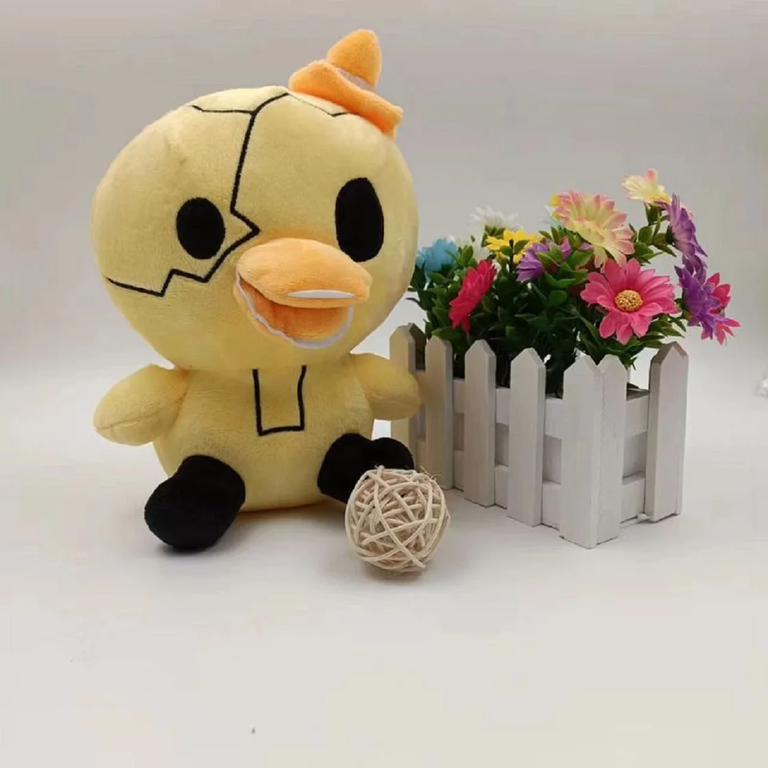 Nieuw Gevreesd Ducky Knuffels Donker Bedrog Gele Eend Plushie Poppen Wonderbaarlijke Steek Jouet Enfant Peluche Anime Huisdecoratie