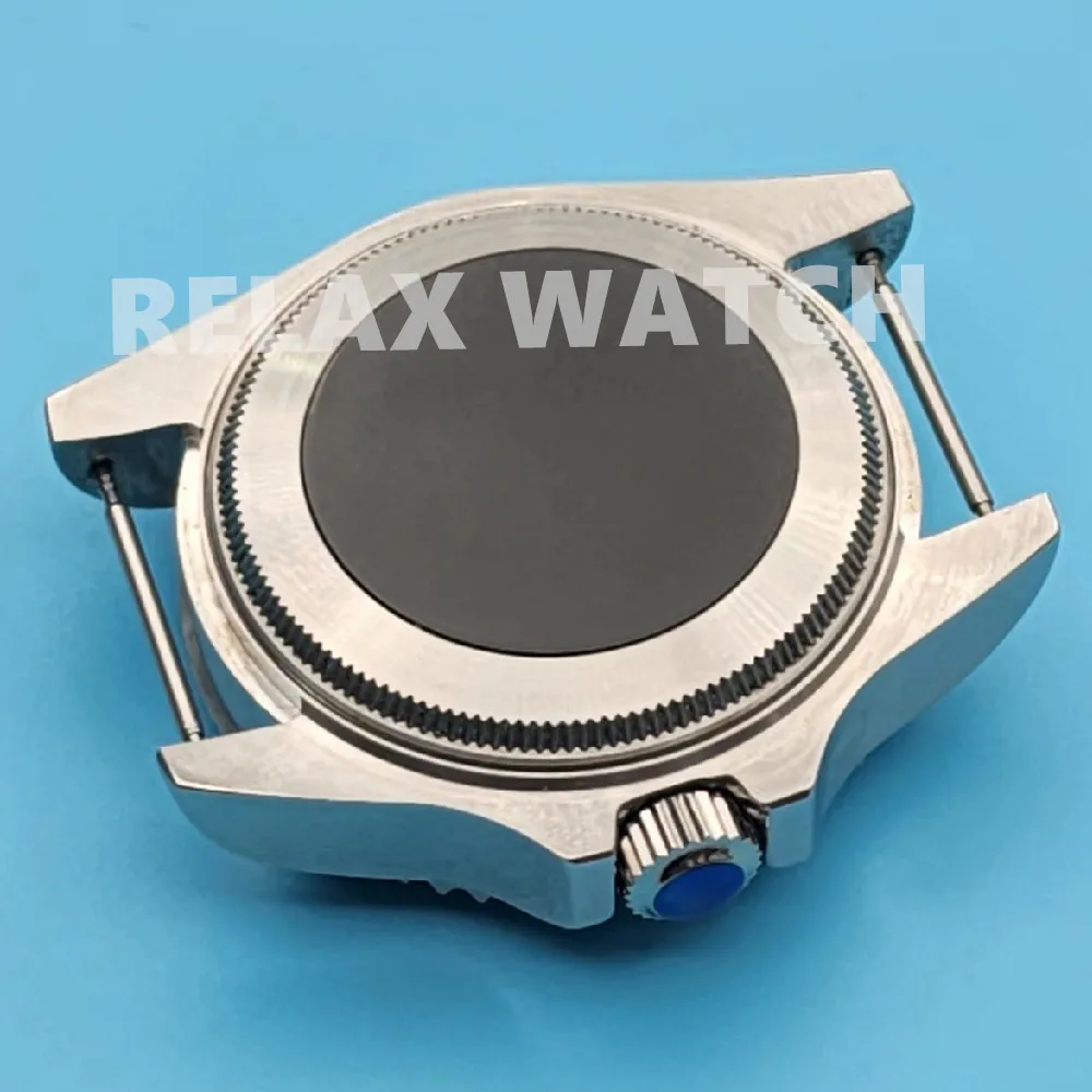 43 мм изогнутые часы из нержавеющей стали в морском стиле, подходят для Nh35 Nh36 Eta2824 Miyota8215, автоматический механизм