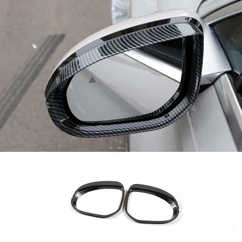 Car Rearview Visor Rain Shield for Byd Frigate Corvette 07 2023 2024 Carbon Fiber Rear Mirror Accessories Kit Auto Modify Parts