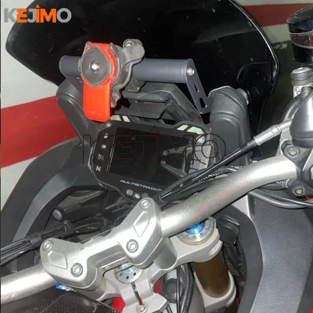 GPS Phone Support Mount 2024 FOR Ducati Multistrada 1200/1260 S 950 /V2 2015 2016 2017-2023 Motorcycle Navigation Bracket Holder