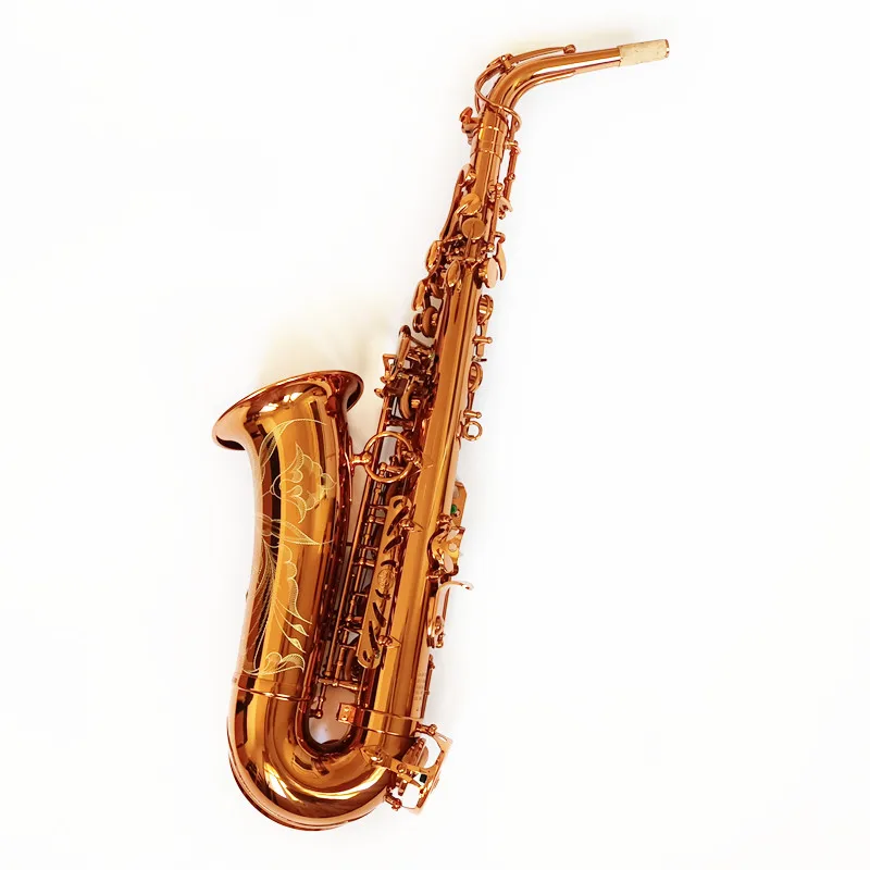 France Make Ⅵ Alto Saxophone Eb Coffee color Alto Sax Professional Playing Woodwind Instrument with Mouthpiece