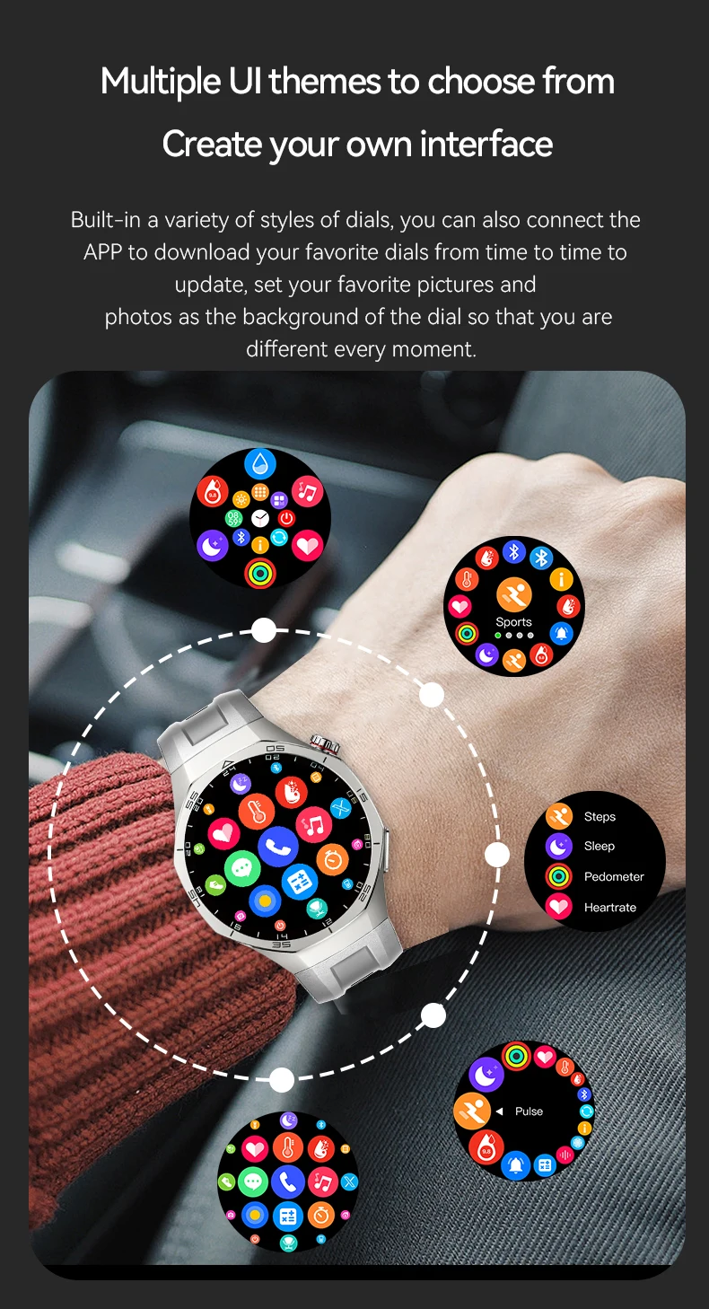 IYTSFT 2026 New Smart Watch 1.52" HD Game Dial Wireless Charging Bluetooth Call Heart Rate Monitor Fitness Tracker Sports Gift