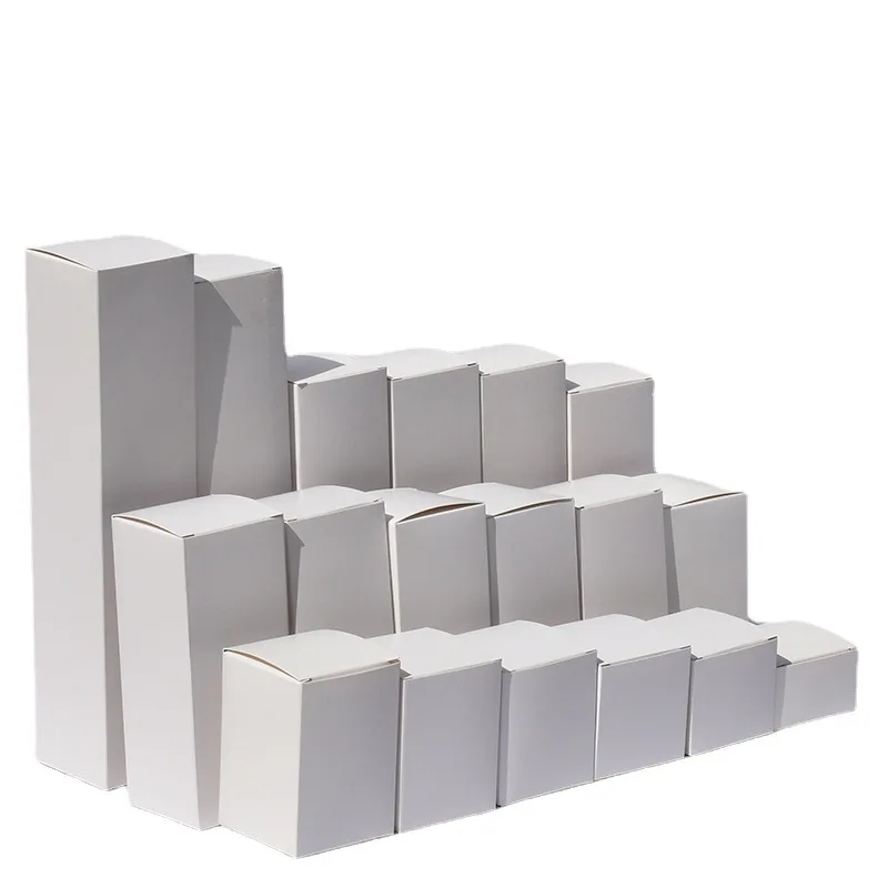 Custom Universal Neutral White Cardboard Drawer Box White Box Printed Color Box Rectangular White Paper Box Packagi