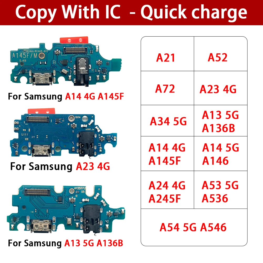 NEW USB Charging Port Dock Charger Plug Connector Board Cable For Samsung A42 A54 A53 A72 A52 A24 A34 A23 A21 A13 A14 4G A33 5G